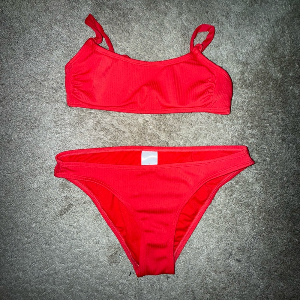 Xhilaration Vibrant Red Swimwear